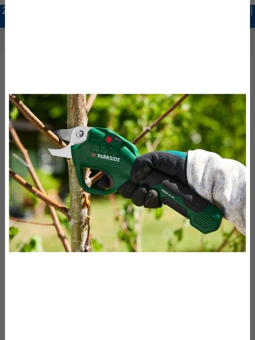 Tesoura de jardim recarregável 4V parkside