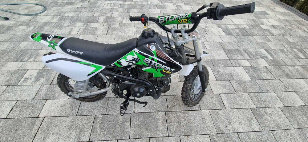 Cross mini  STORM 70 cc AUTOMAT MINI PIT BIKE 10" kros mini Storm V2