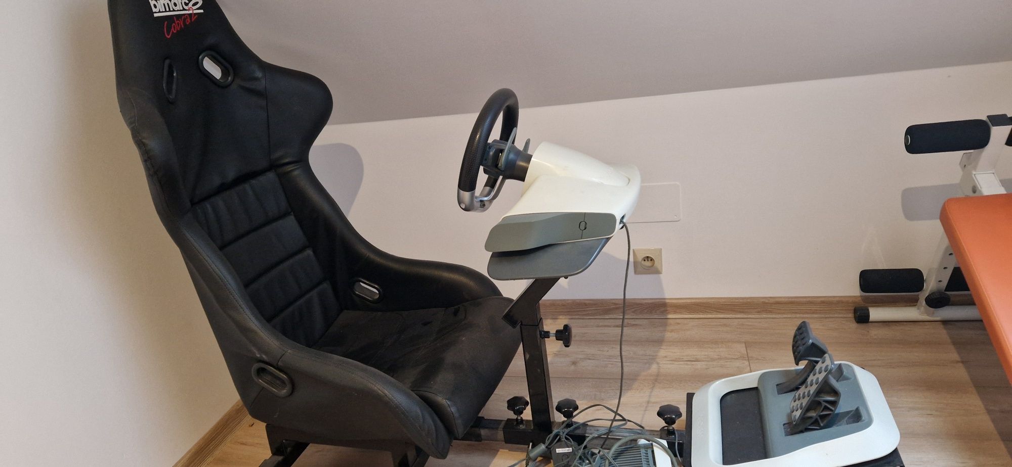 Fotel i kierownica x box