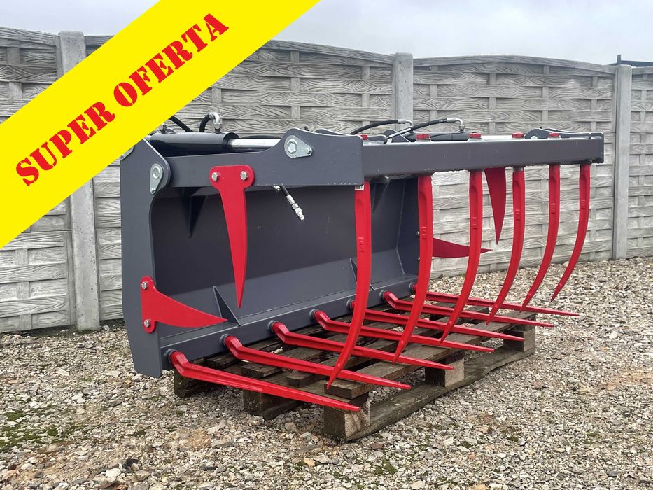 Krokodyl obornika łyżko-krokodyl na euro-ramke 1,2m - 2,4m -PROMOCJA-