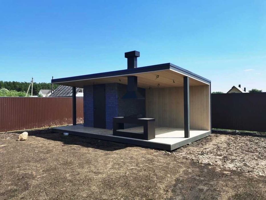 Альтанки та дачні будиночки! Тераси та зони відпочинку під ключ!