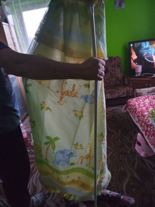 Baldachim do łóżeczka