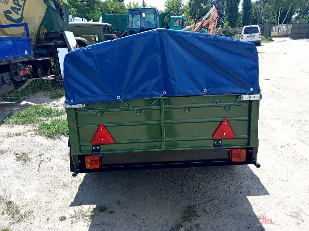 Тент ПВХ єврофура на легковий причіп будь-якого розміру