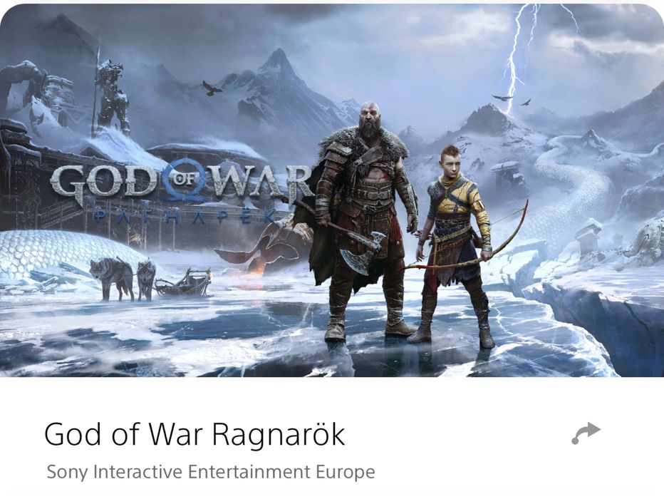 аренда ps 5 прокат приставки GOD OF WAR RAGNAROK