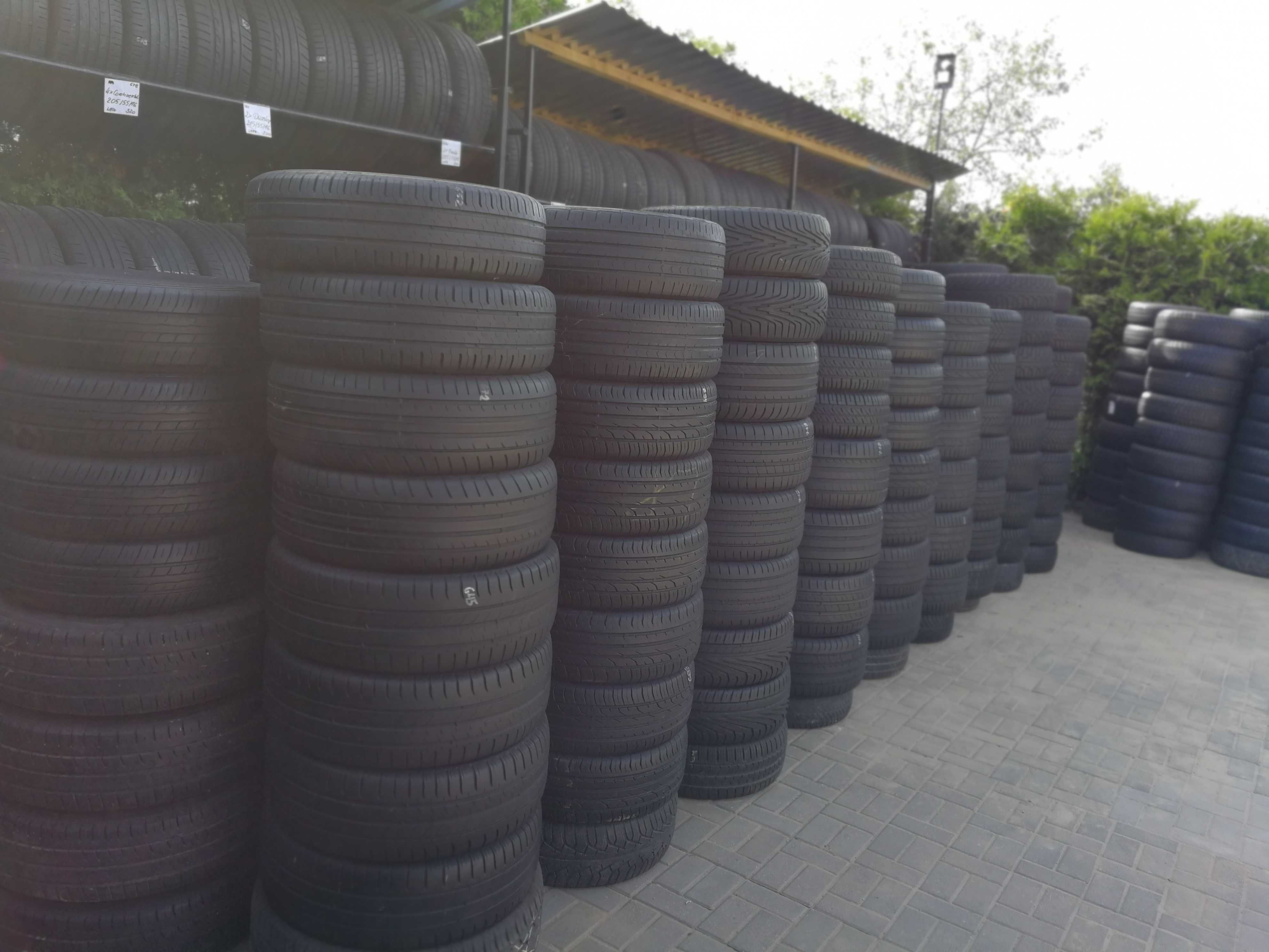 Opony używane letnie 195/55r16 205/55r16 215/55r16 225/55r16 215/45r16