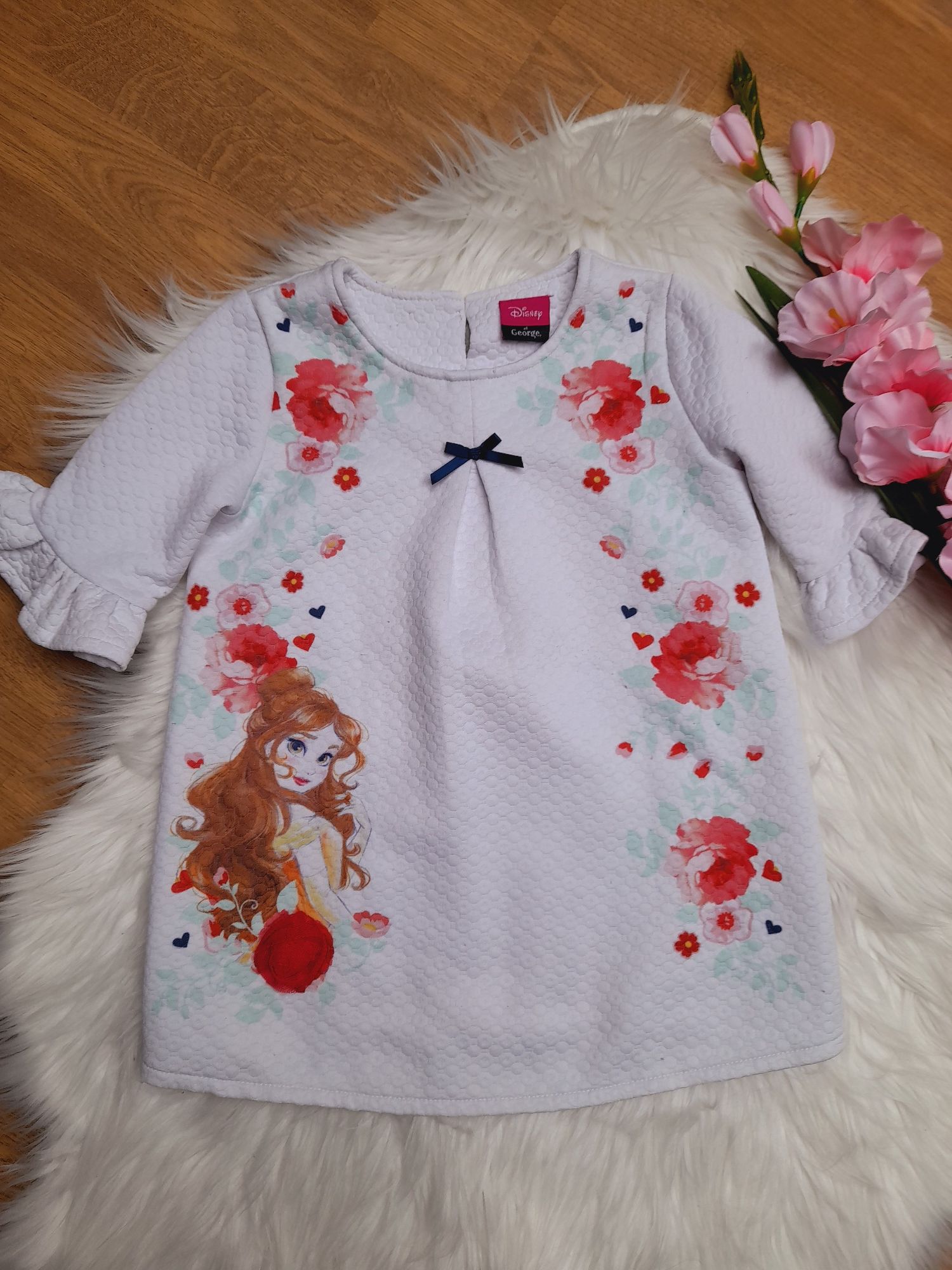 98/104 Disney sukienka tunika Księżniczka Bella