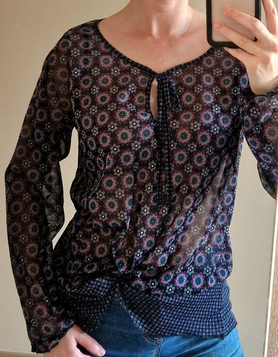 Bluzka siateczka boho L