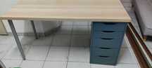 Secretária Lagkaplen/Alex IKEA usada