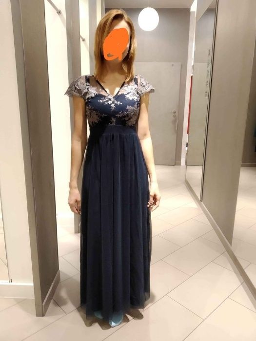 Sukienka maxi na sylwestra / wesele / imprezy r. 36