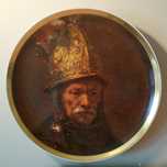 Talerz Bavaria . Talerz kolekcjonerski duży z królewskim wojownikiem.