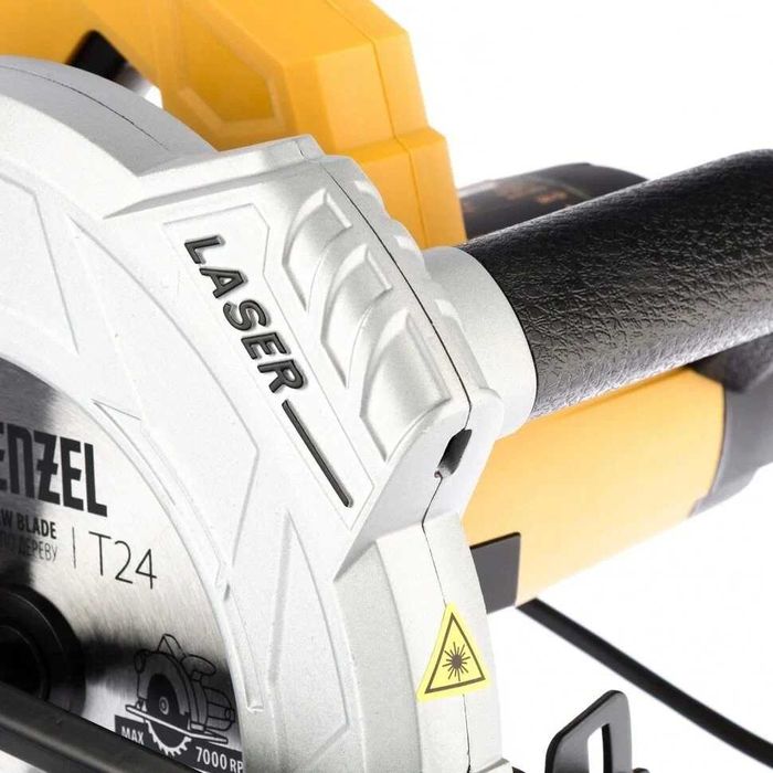 Дискова циркулярна пила DENZEL 2100Вт 5200об 185мм дисковая циркулярка