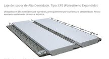 Laje brasileira   Vende-se laje aligeirada com EPS (isopo) fabrica