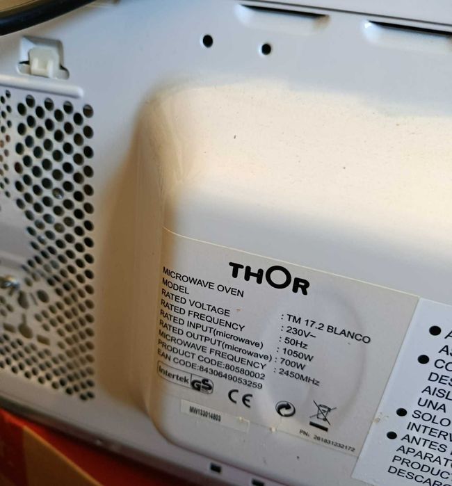 Micro-ondas THOR Branco - Prático de simples