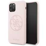 Etui Guess Silicone 4G Tone On Tone Do Iphone 11 Pro Jasnoróżowe
