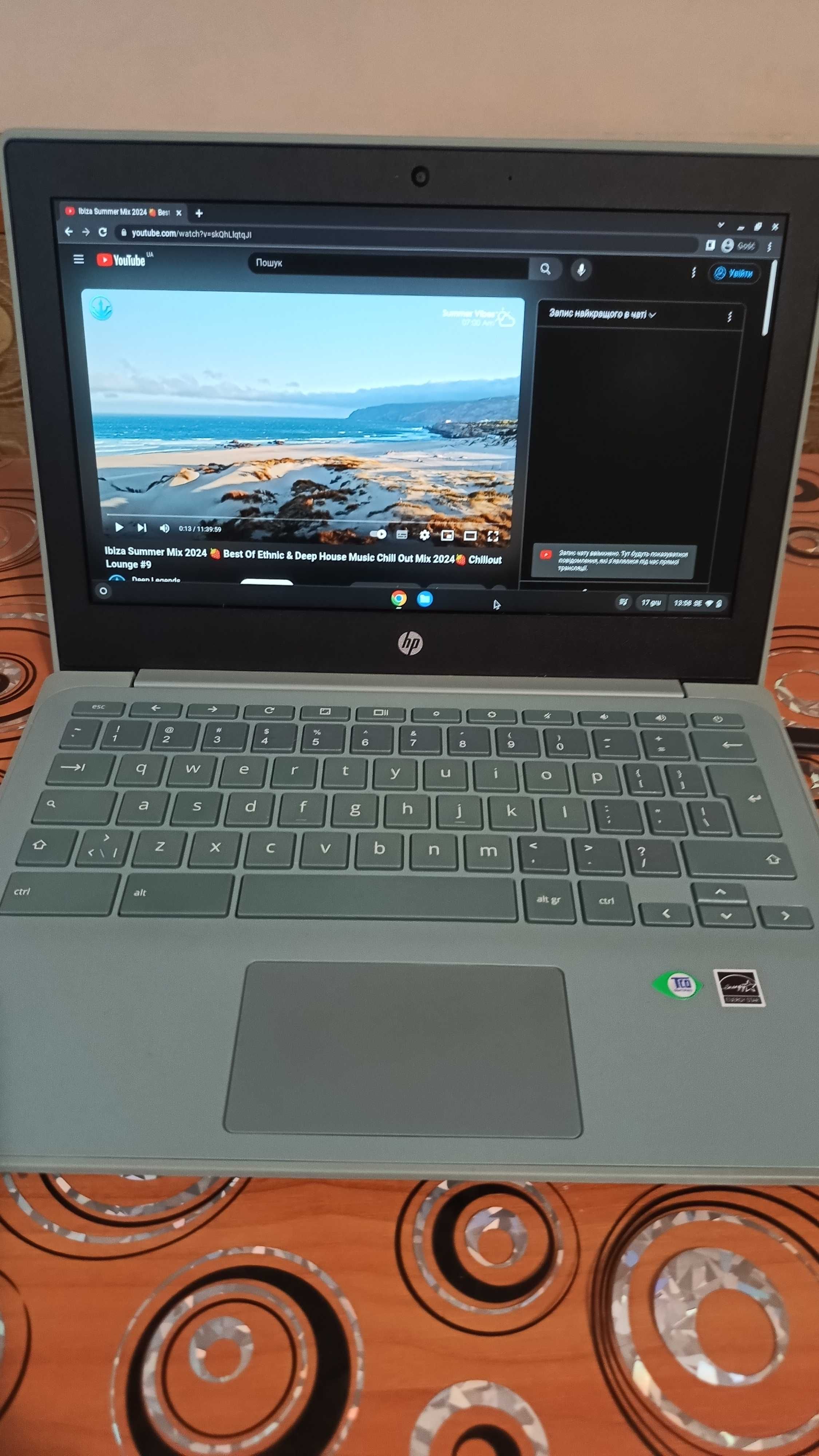 БУ Ноутбук Chromebook HP 11 G8 4/32 стан нового AMD A4  DDR4/від 8год