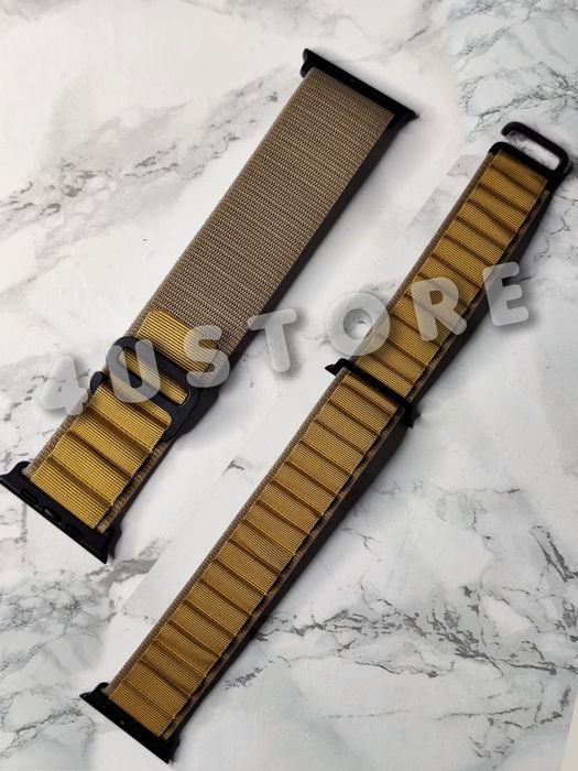 Ремешок Alpine Loop на Apple Watch 44 45 49 нейлон ремінець браслет