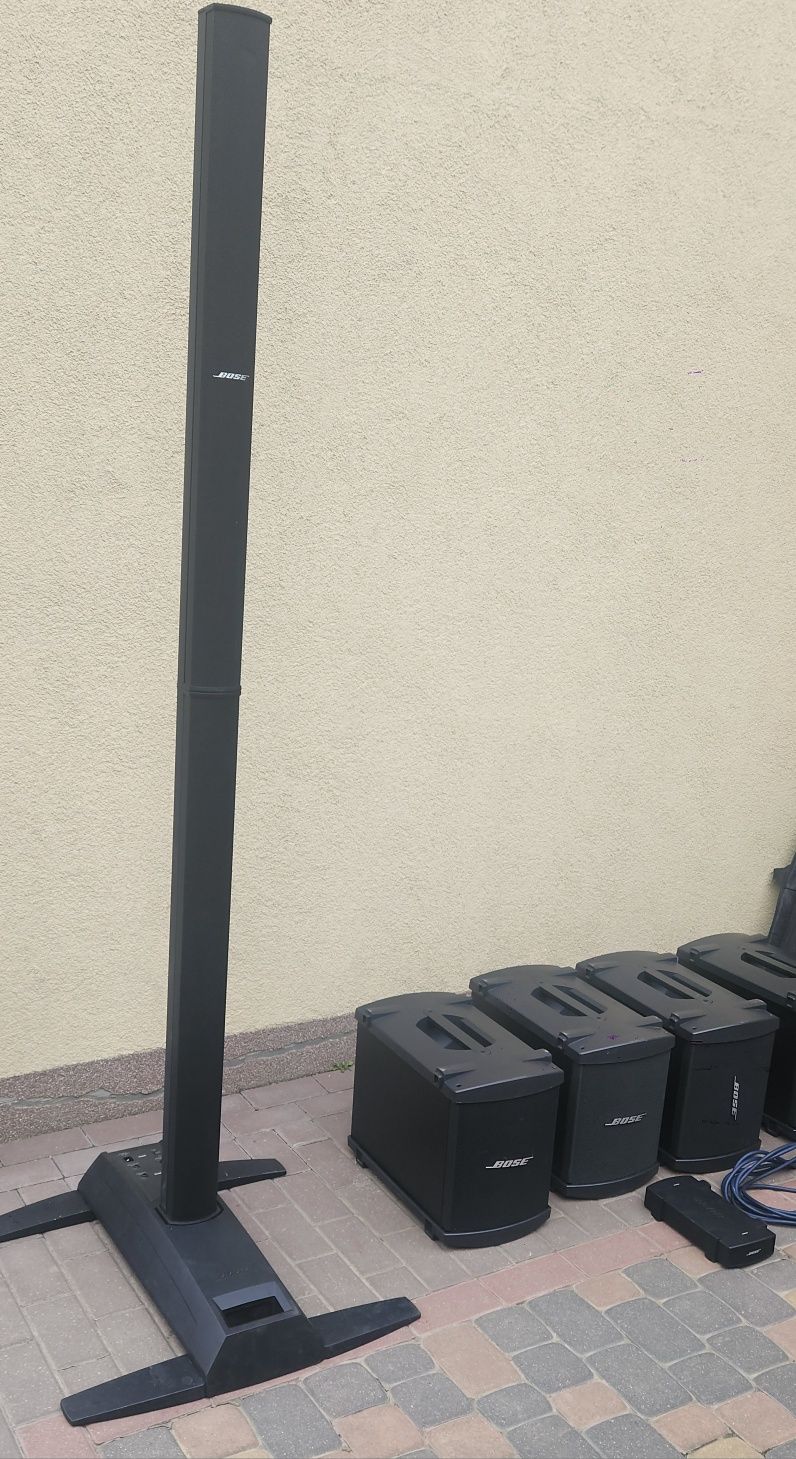 BOSE L1 + 4xBass B1 + Pack Lite A1 250w + okablowanie