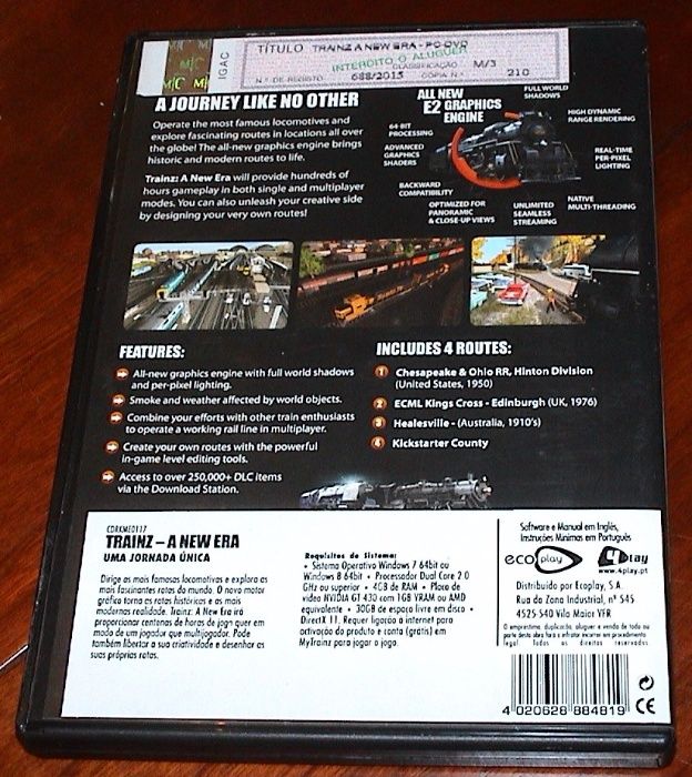 GAME PC-Trainz A New Era-Original-Simulador combóios-