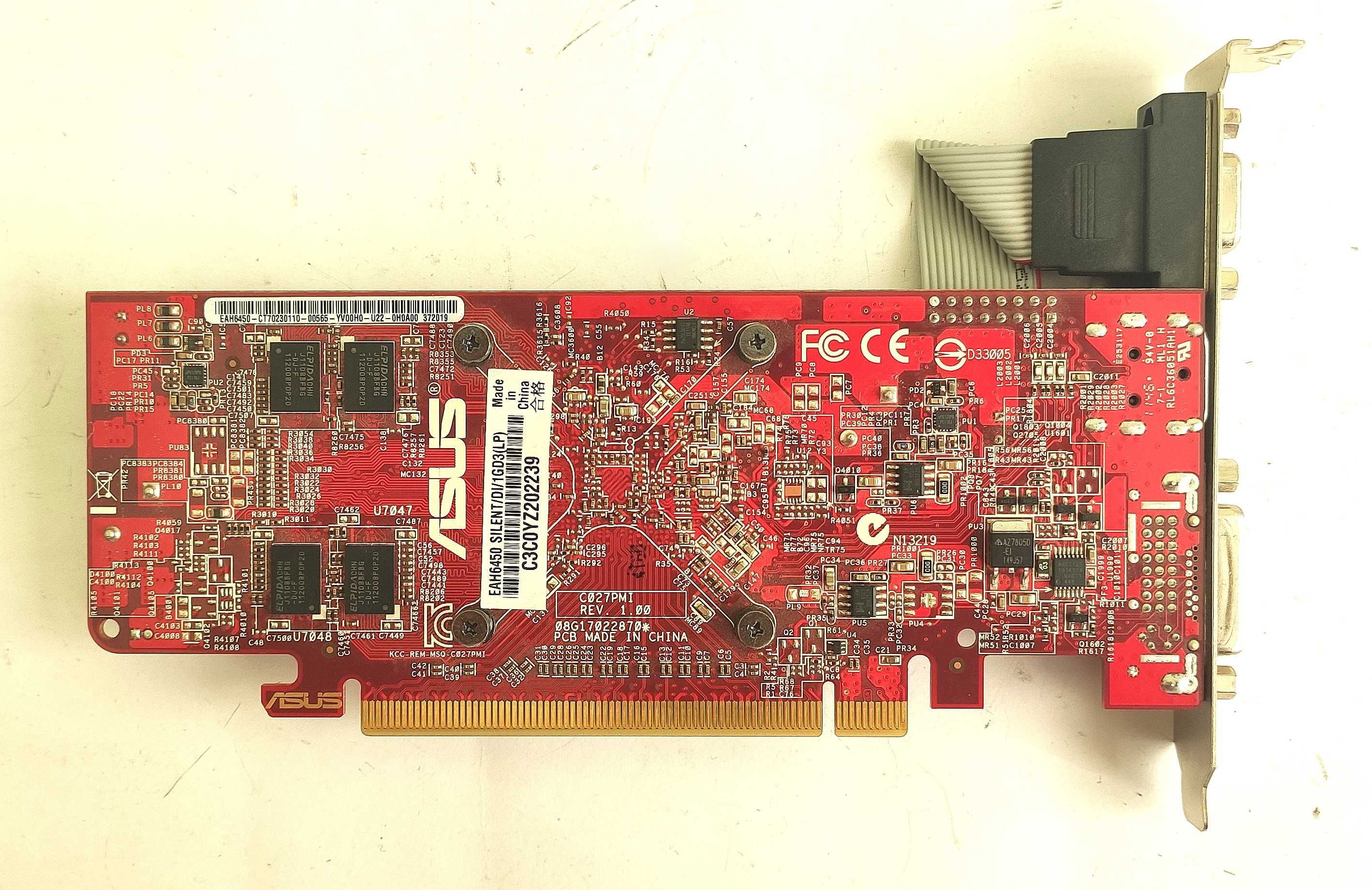 Видеокарта ASUS Radeon HD 6450 1Gb DDR3