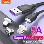 Turbo Charge для Xiaomi и Super Fast Charge Huawei магнитный кабель