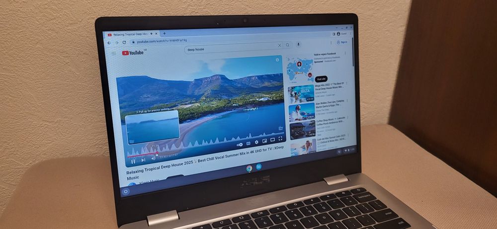 Ноутбук 14" ASUS Chromebook C423N Intel Celeron N3350 RAM 4GB eMMC 64G