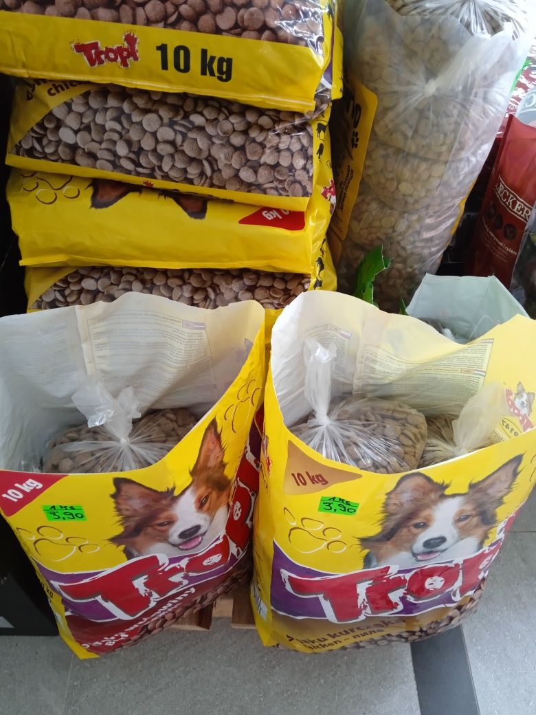 Karma tropi 10kg drób i wołowina sucha dla psa