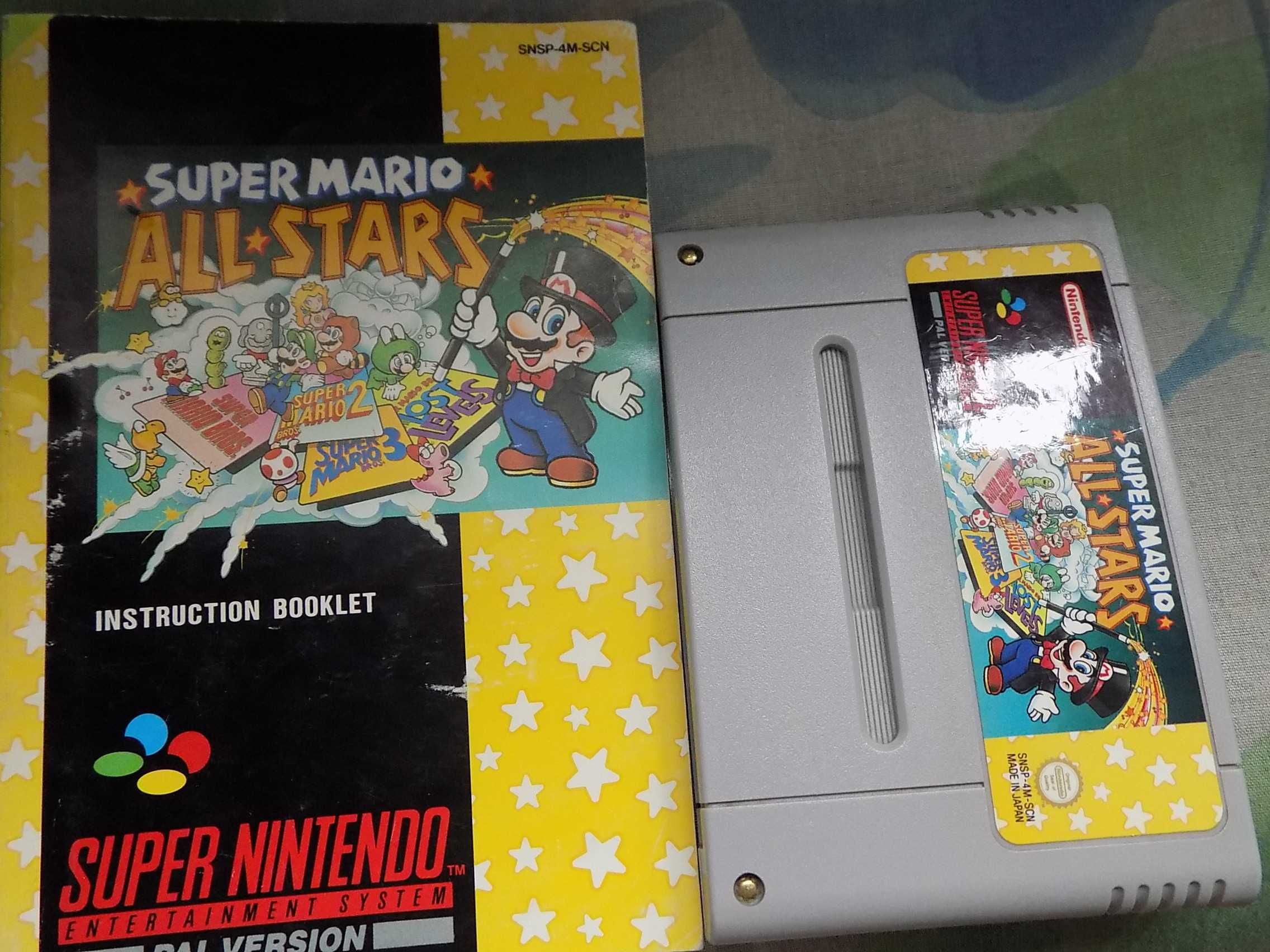 Super Mario All Stars gra na Super Nintendo Entertainment System SNES!