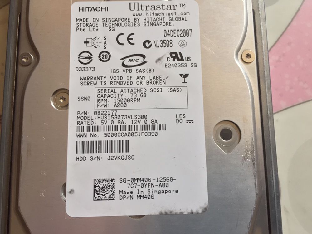 ЖД, HDD, жёсткий диск, сервер, Seagate, Hitachi, HP, DEll