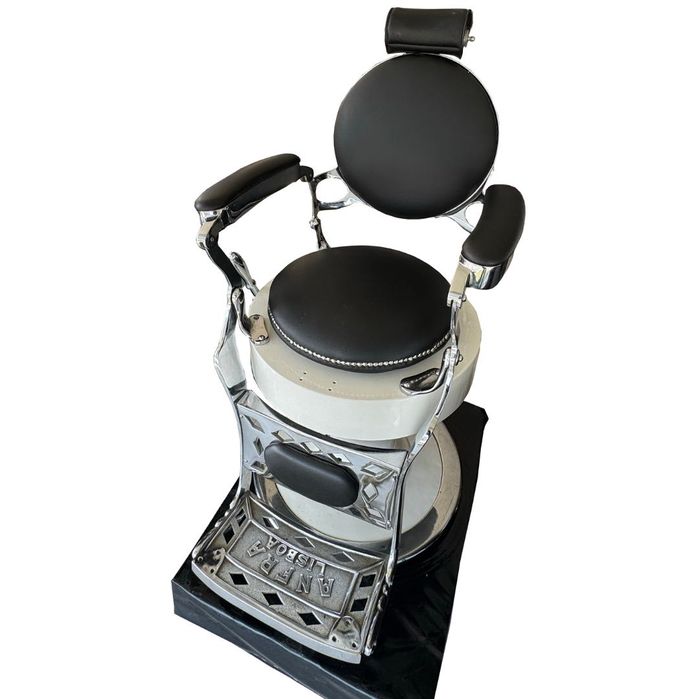 Cadeira de Barbeiro Preta, Usada