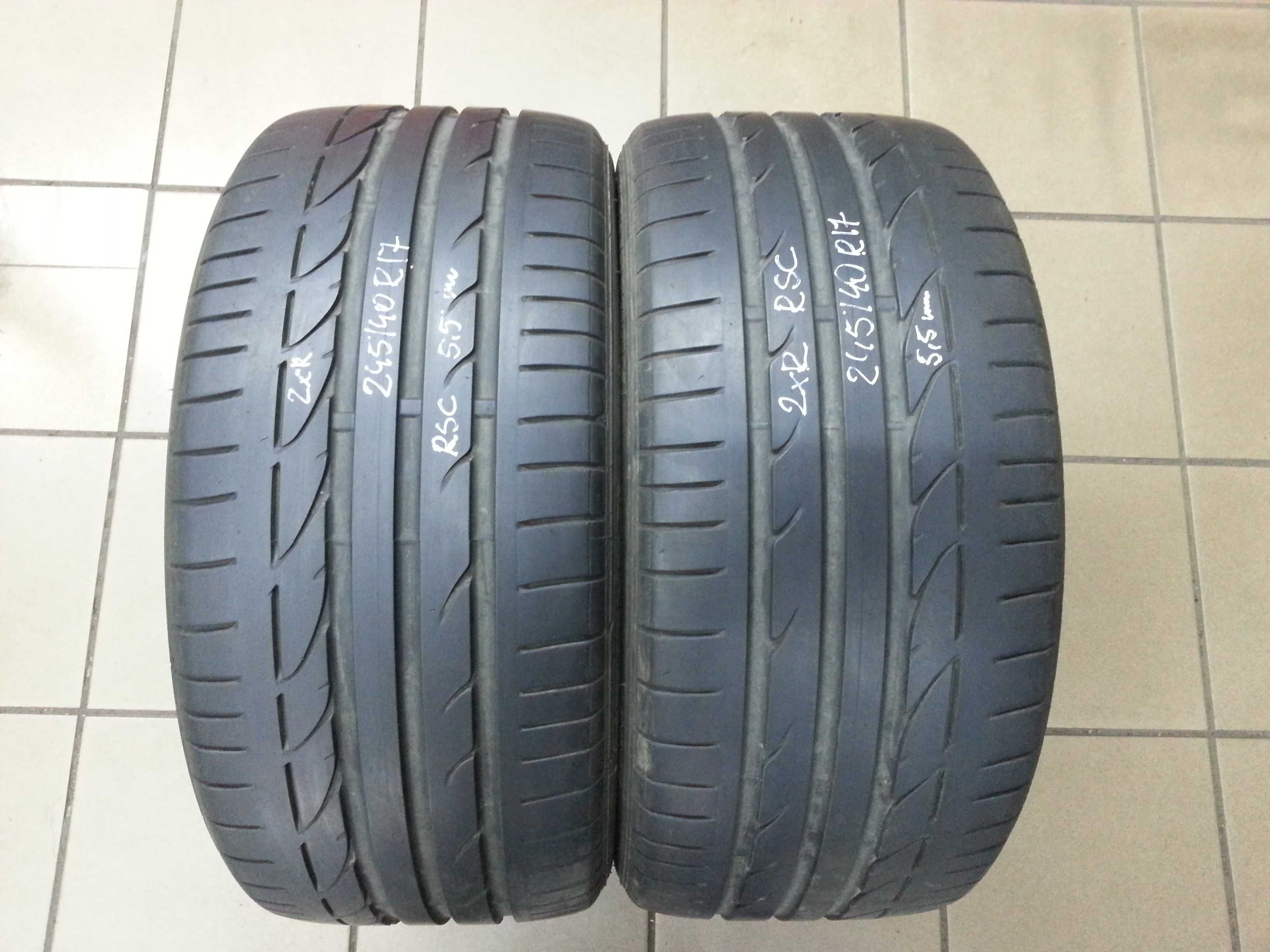 Opony letnie 245/40r17 91W  RSC  RFT * Bridgestone Potenza S001