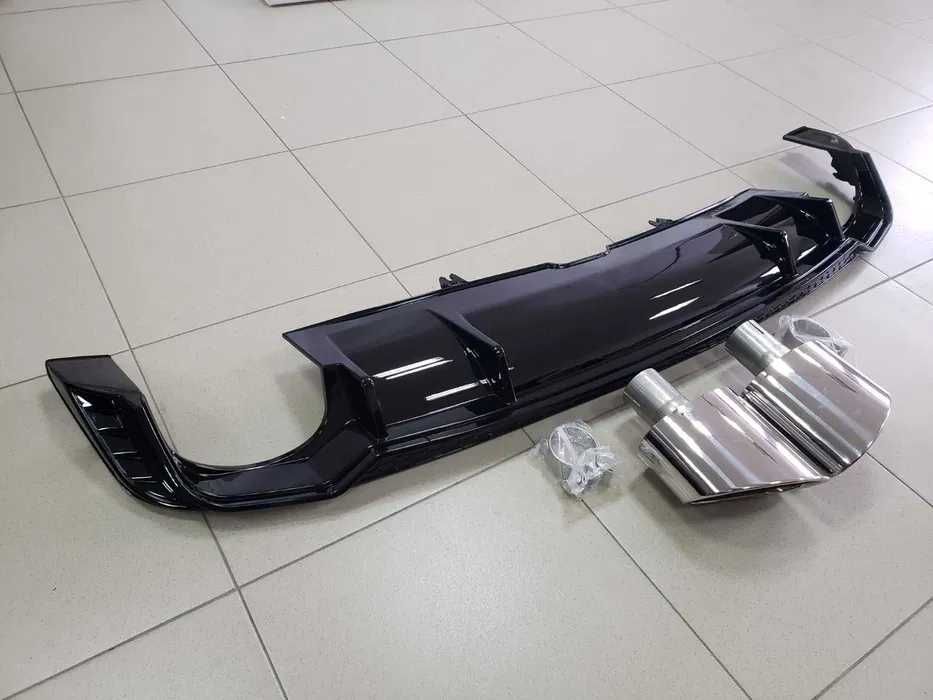 Диффузор на Audi А3 А4 А5 A6 A7 RS ауді s4 B9 S5 A6 A7 S-line RS3 rs7
