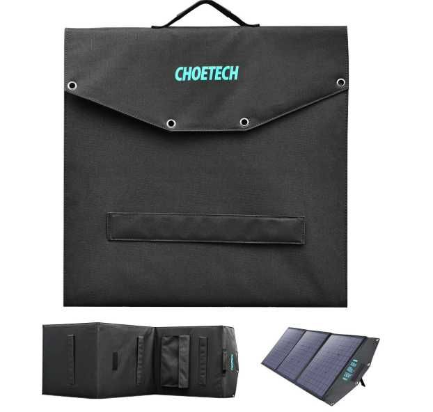 Заряджання без світла от USB ! Нова портативна панель Choetech, 120W