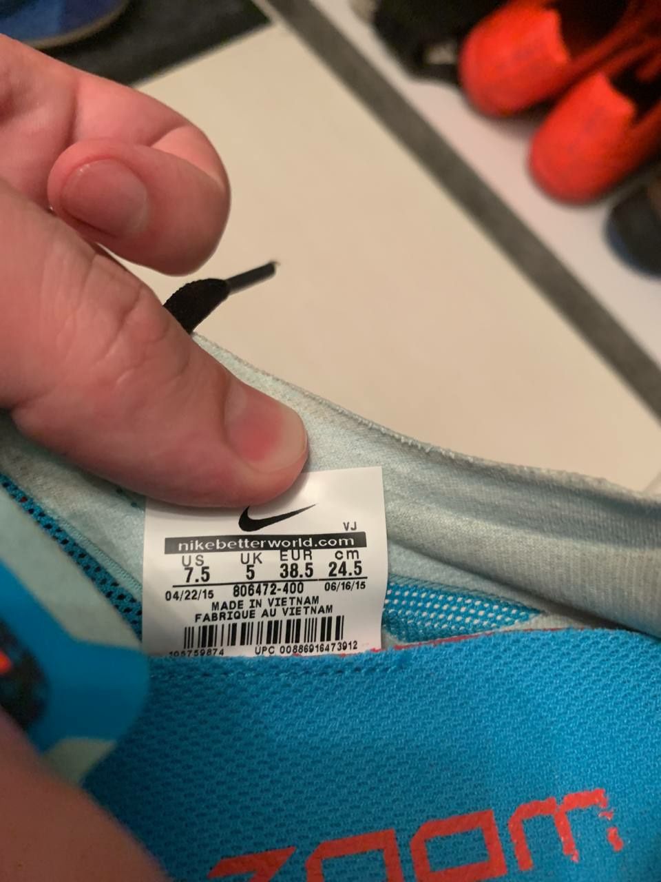 Кроссовки Nike 24 см, 37 размер