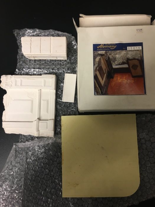 4 kits Miniaturas Alemany em gesso 1/72 e 1/35 para dioramas