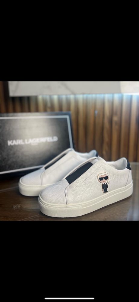 Кросівки, кроссовки karl lagerfeld. Натуральна шкіра. Карл Лагерфельд