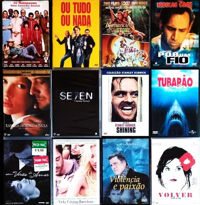 Filmes DVD Originais (lote 8 - Atualizado)