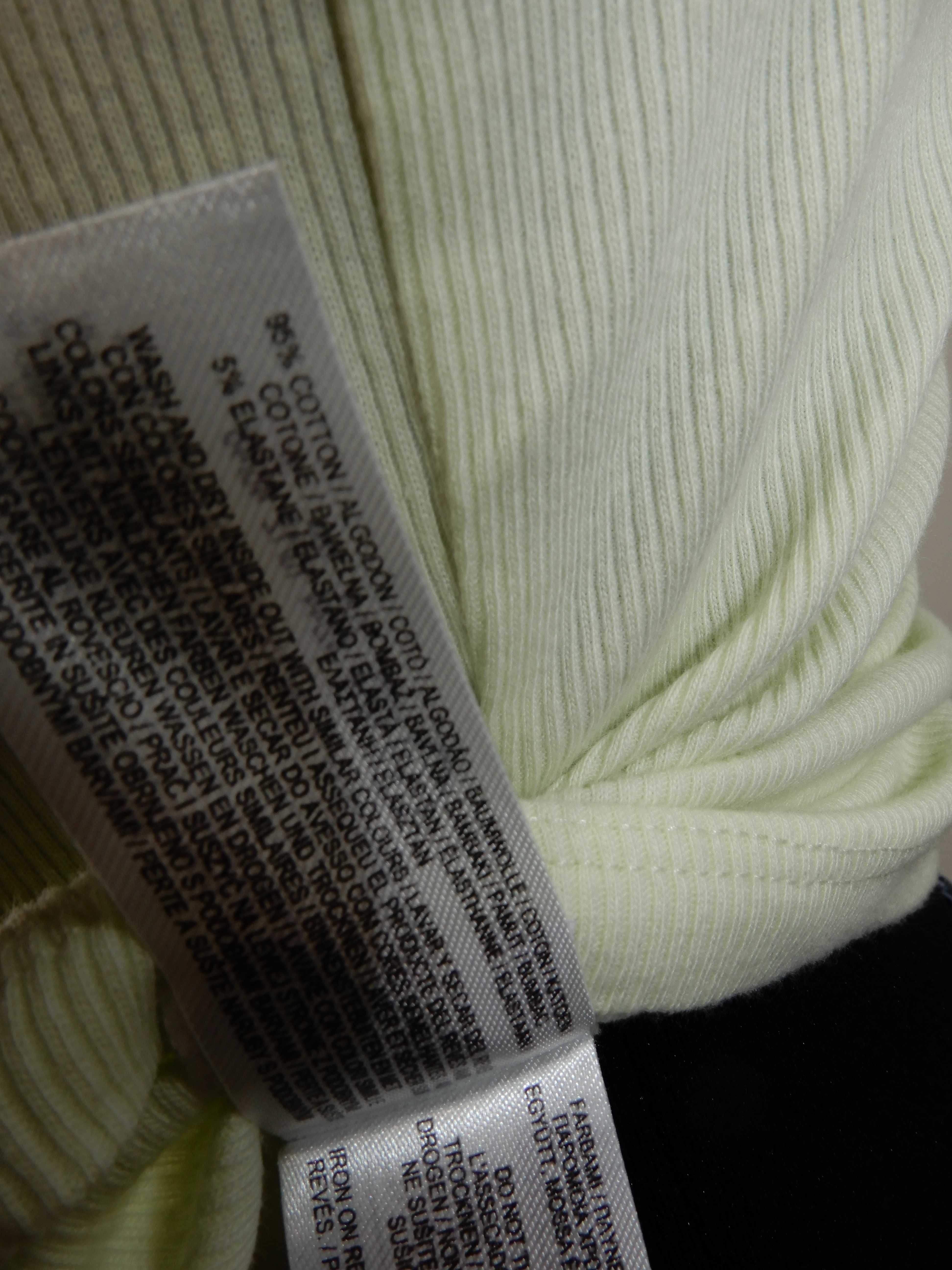 Top na ramiączkach bluzka limonkowa bawełna Primark 42 44 XL XXL