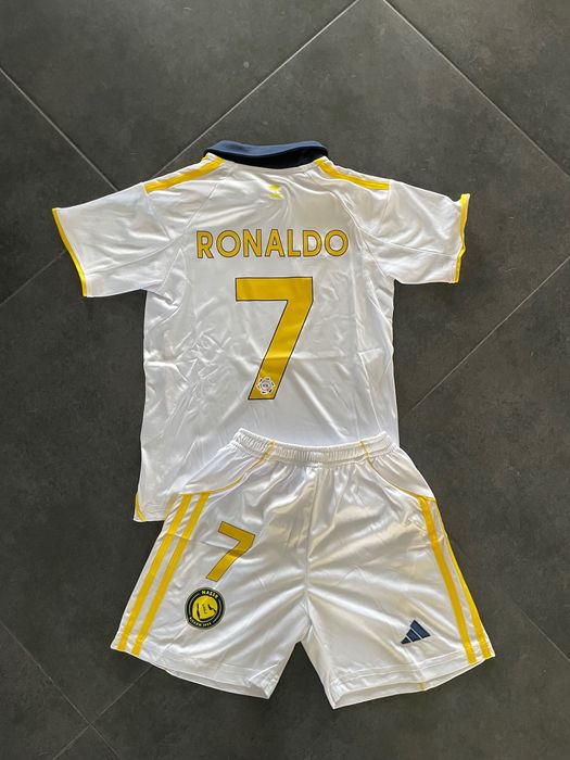 Equipamento Ronaldo Al Nassr criança