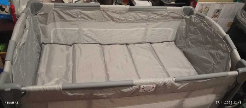 Манеж кроватка 2 в 1