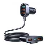 Ładowarka Samochodowa Joyroom Jr-Cl03 Pro 45W 5Xusb (Czarna)