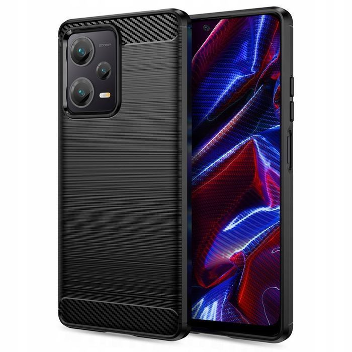 Tech-Protect Tpucarbon Xiaomi Redmi Note 12 5G / Poco X5 5G Black