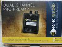 K&K Dual Channel Pro Preamp Stereo - Made in USA