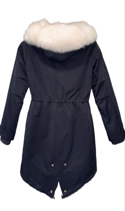 Жіноча парка з натуральним хутром XS-S