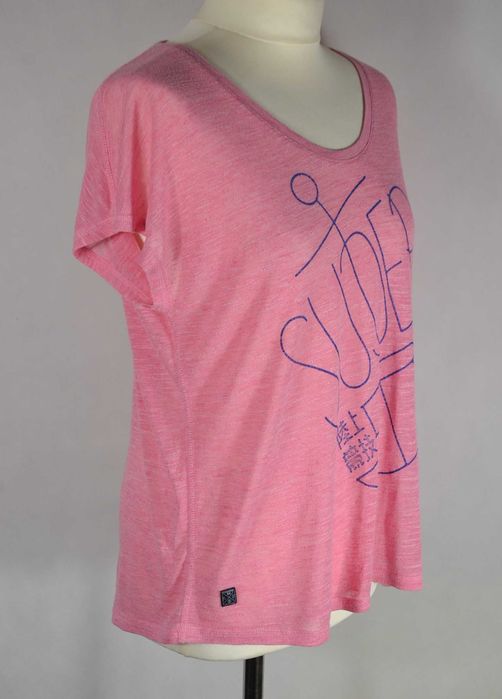 SUPERDRY Real Street Koszulka Damska S Oryginalna Wiskoza Tshirt