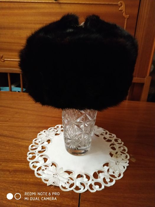 Норковая шапка ушанка