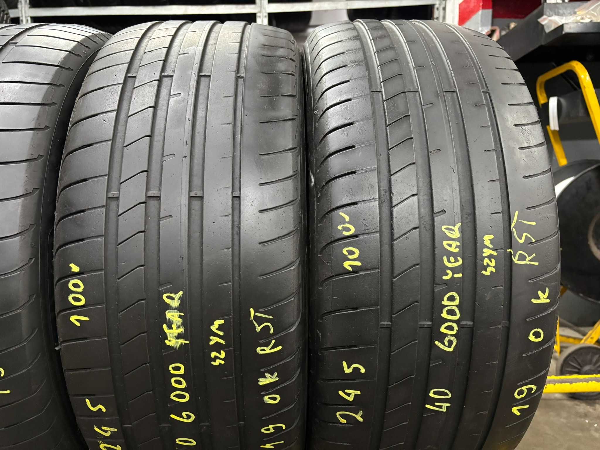 4X Opony 245/40R19 275/35R19 Goodyear Eagle F1 Asymmetric 3 RSC * MOE