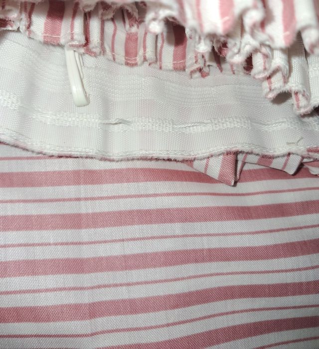 2 cortinados com fita para franzir