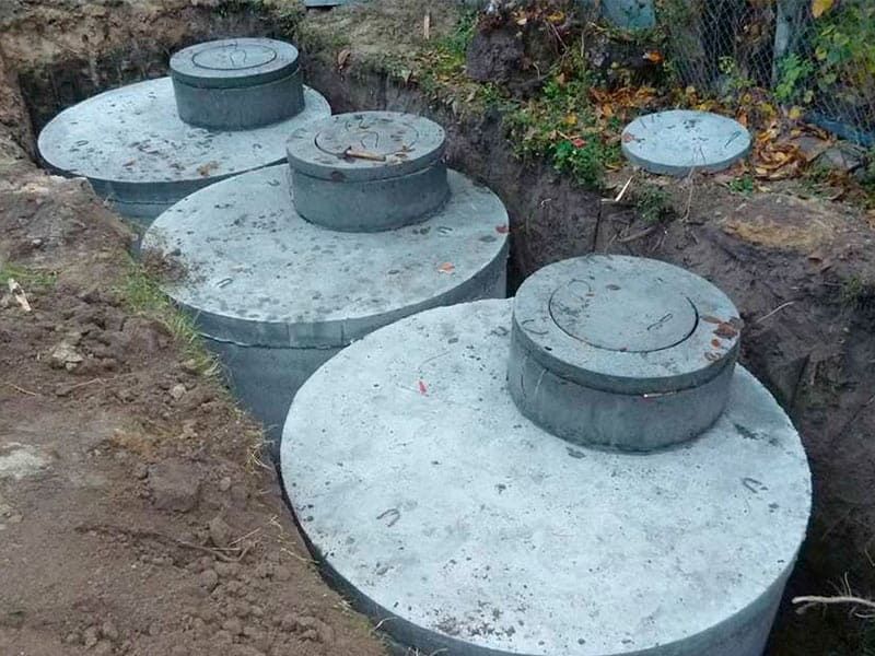 Доставка та копка септиків з кілець, монтаж 7/10/12/15 куб.