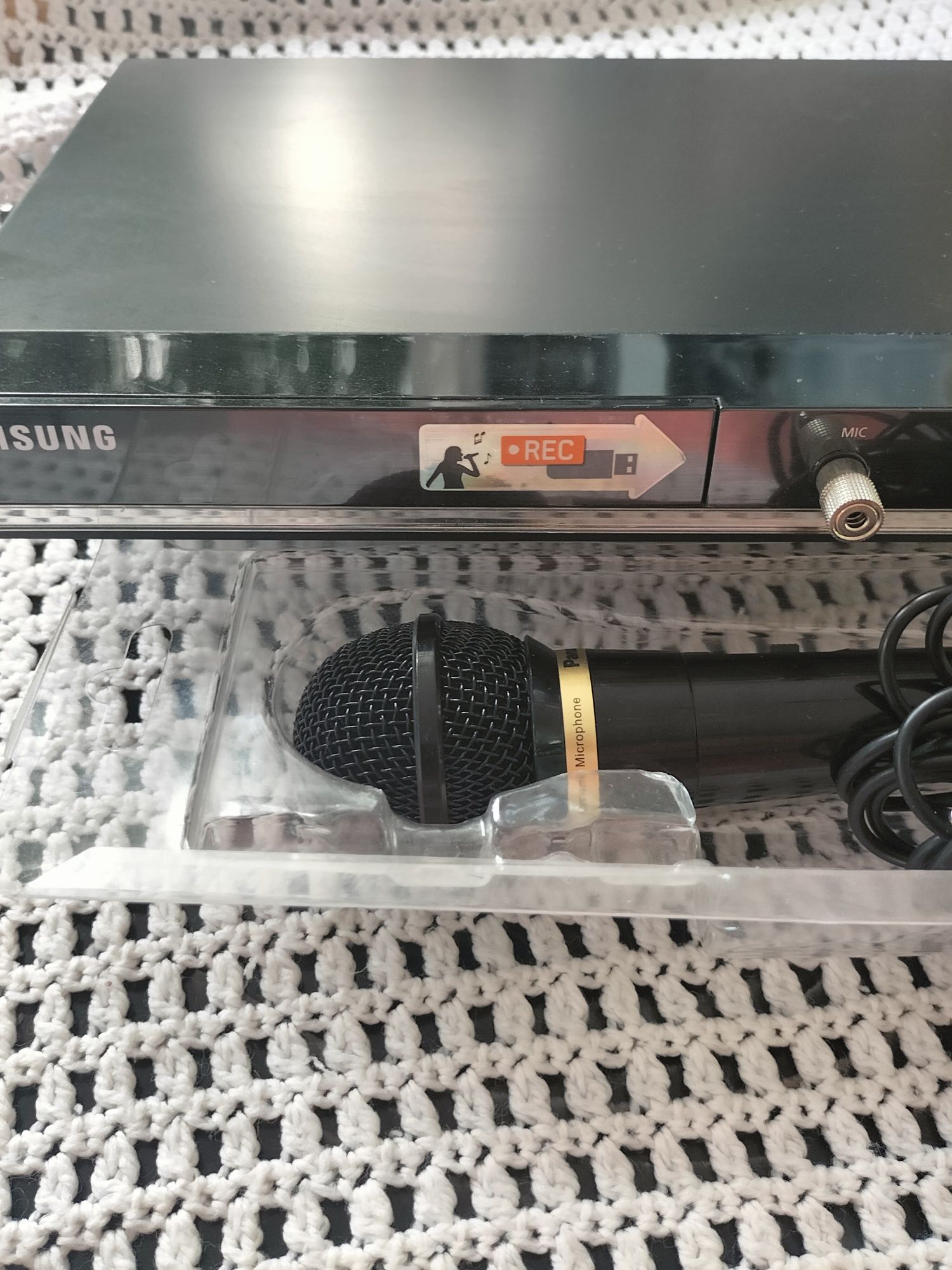 DVD player микрофон караоке