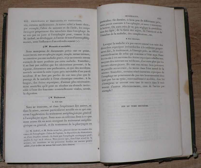 Книга на французском: Nosografhie"  1846 год.